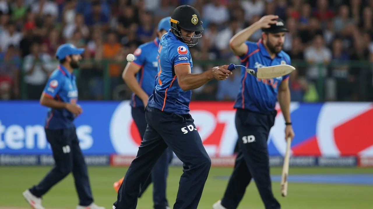 Wide view of an Indian cricket stadium with a near-full afternoon crowd ahead of an India vs New Zealand ODI in January 2026