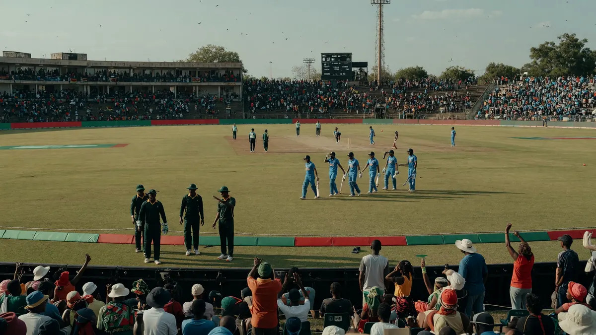 ZIM vs IND 1st T20I Harare stadium overview