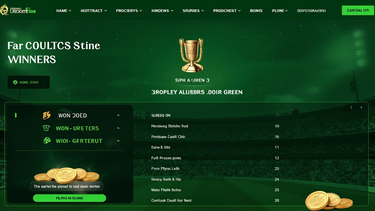 Fantasy Cricket leaderboard